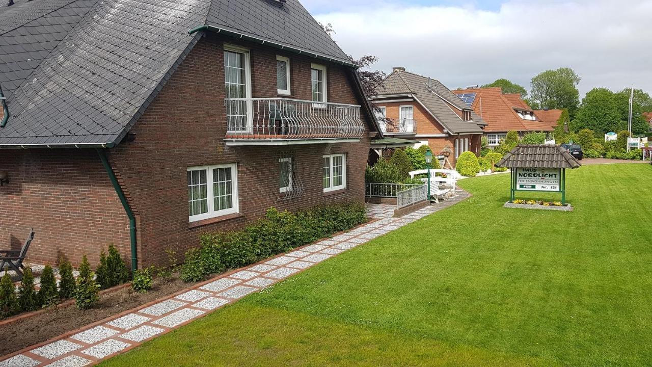 Hausnordlicht Fewo 2 Dornum Eksteriør bilde